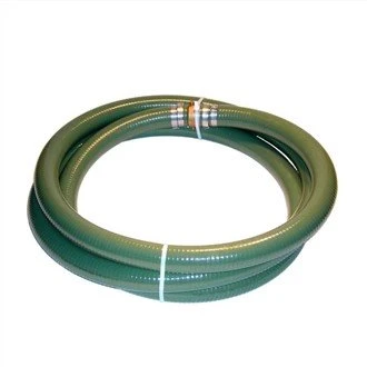 Tubo flessibile di aspirazione verde in PVC