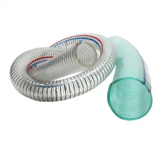 Tubo di aspirazione in filo d'acciaio in PVC
